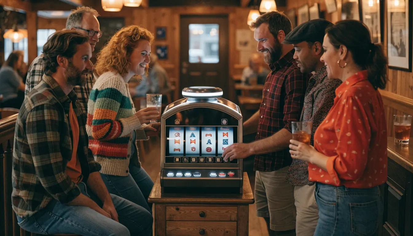 Australian pokie machine in a local pub setting